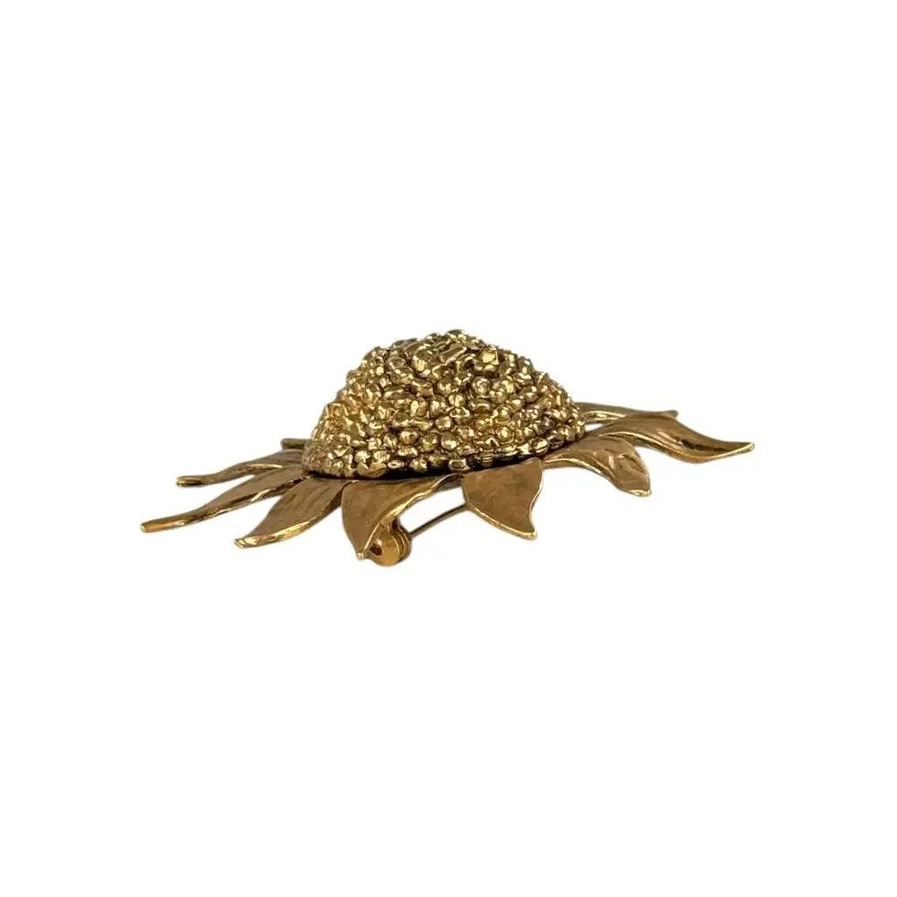 YSL Vintage Sunflower Brooch